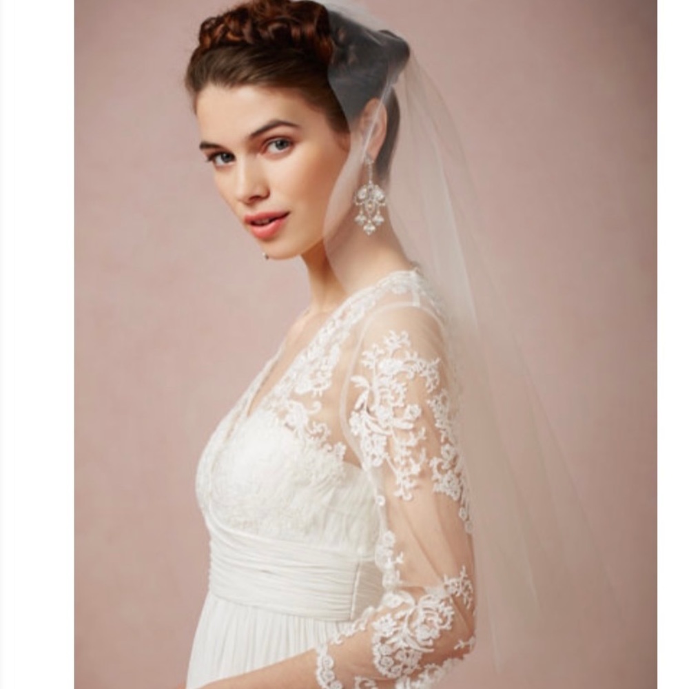 BHLDN Tisha Blusher in Ivory